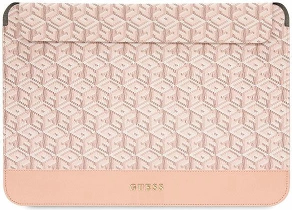 Mbështjellës laptopi Guess GCube Stripe, 14", Rozë