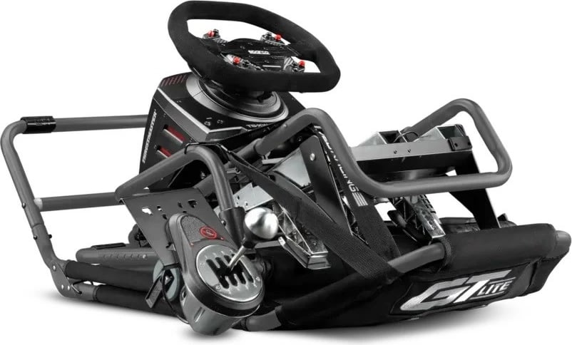 Kokpit gaming Next Level Racing GT Lite, NLR-S021GR, gri karbon