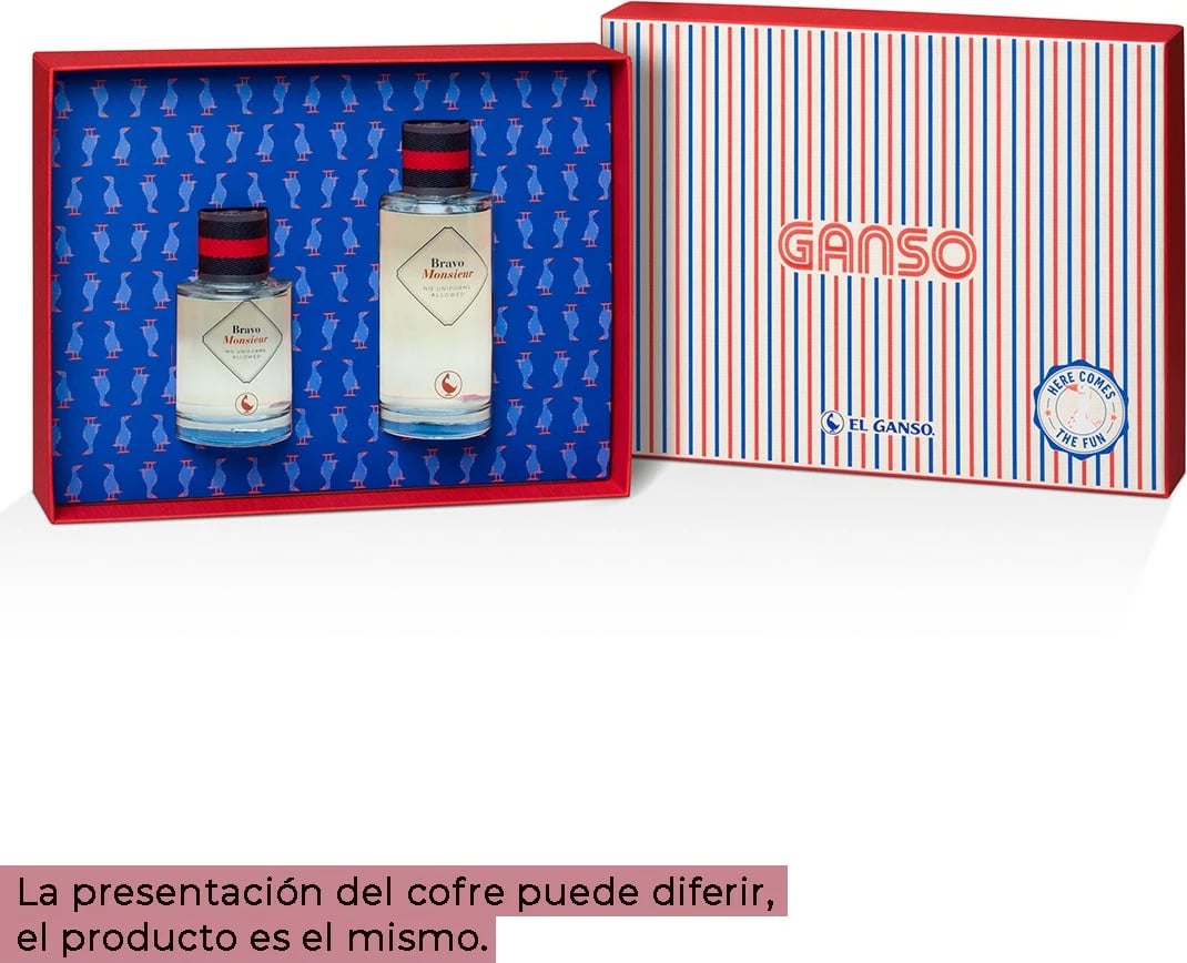 Set parfumesh unisex El Ganso Bravo Monsieur, 125ml + 75ml