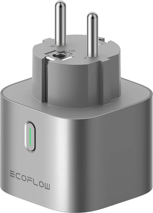 Prizë inteligjente EcoFlow Smart Plug, Wi-Fi & Bluetooth, gri