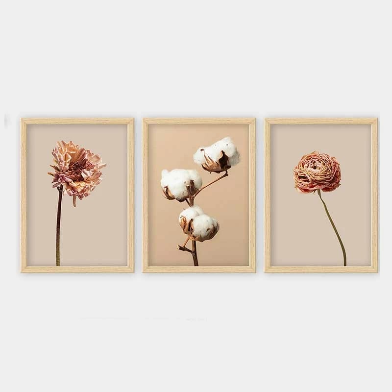 Pikturë dekorative me kornizë (3 copë), Wallity, 3NTC_2955490_3545