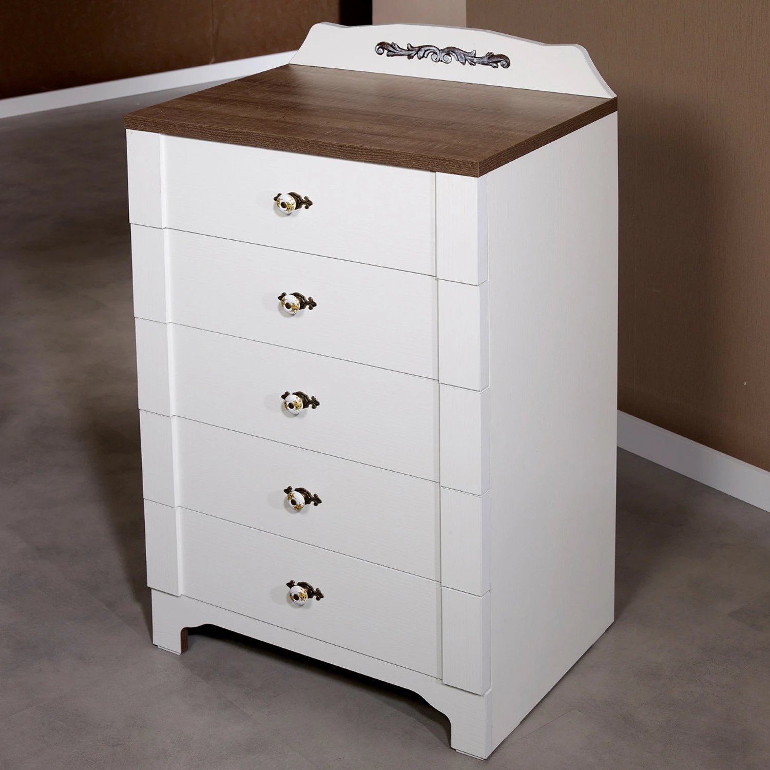 Komodë Hanah Home, Gazel, ngjyrë e bardhë