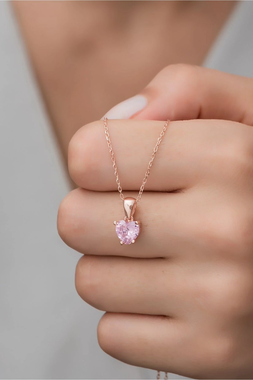 Qafore argjendi, ngjyrë rozë gold, Jumeon, NRZ99479