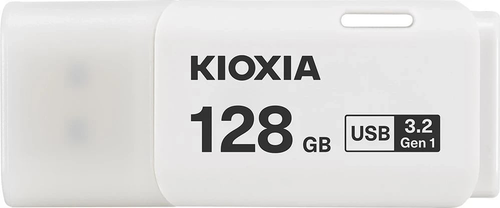 USB Kioxia U301 Hayabusa, 128GB, e bardhë
