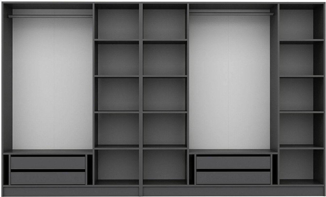 Dollap Skye Decor, Kale Plus, fume, 315x210x52cm