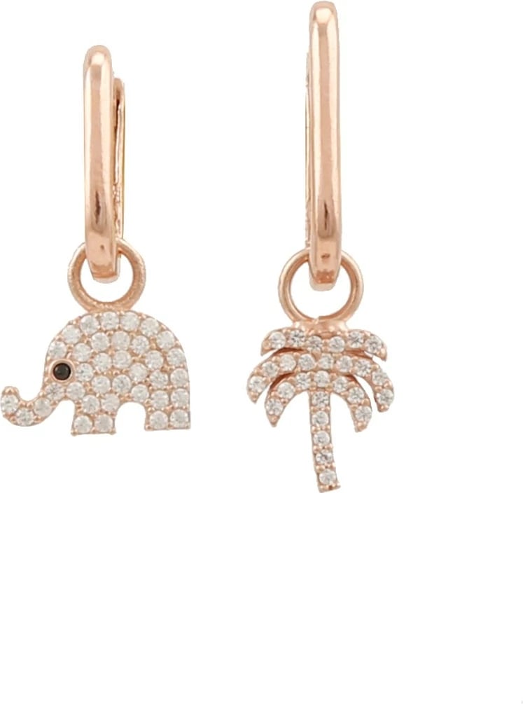 Set vathësh argjendi, ngjyrë rozë e artë, Jumeon, 11788ROS