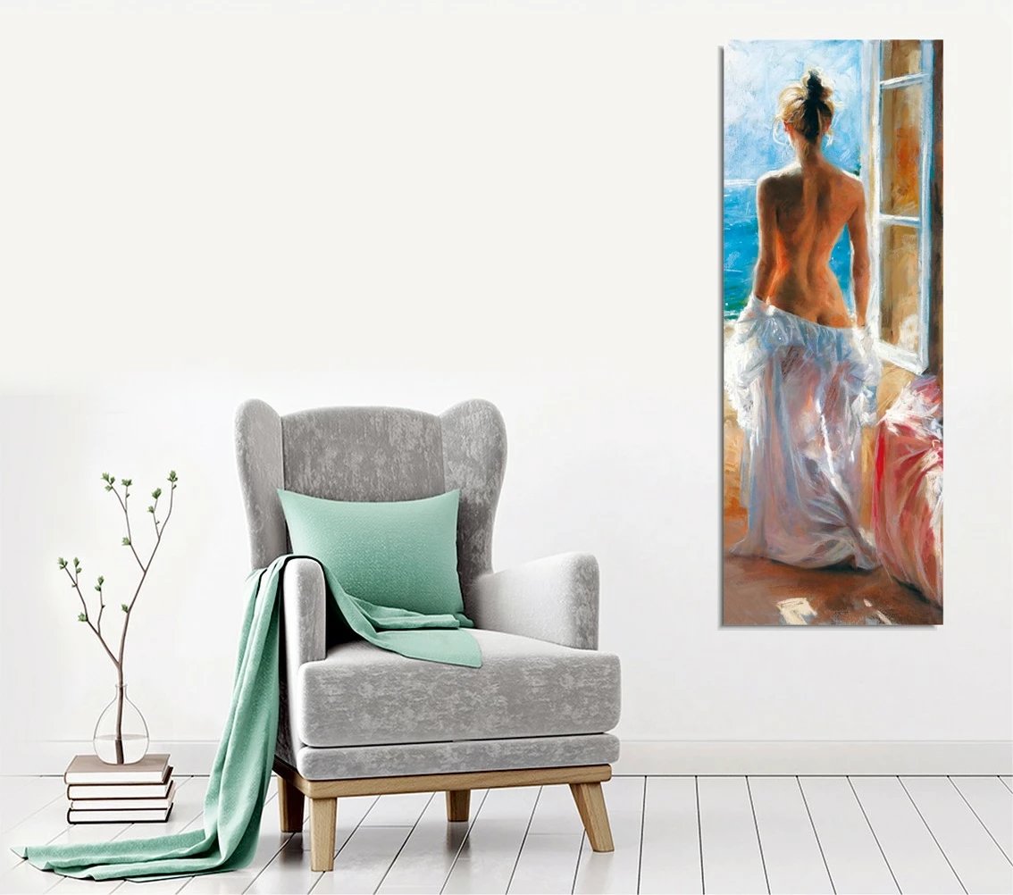 Pikturë dekorative në kanavacë, Wallity, PC202, shumëngjyrëshe, 30x80cm