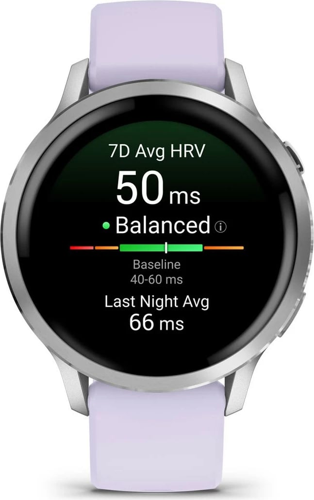 Smartwatch Garmin Venu 4 41mm, silikon, lavandë
