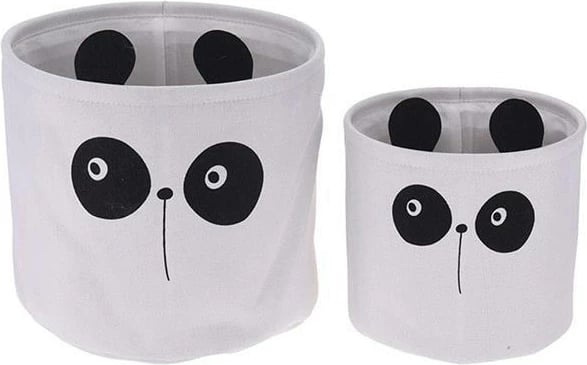 Shporta pëlhure KOOPMAN Panda, Set 2 copë