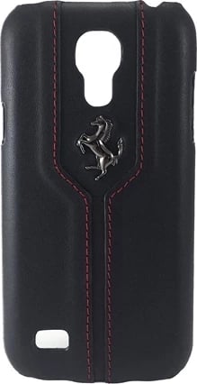 Mbështjellës Ferrari Monte Carlo për Samsung Galaxy S4 Mini, lëkurë, i zi