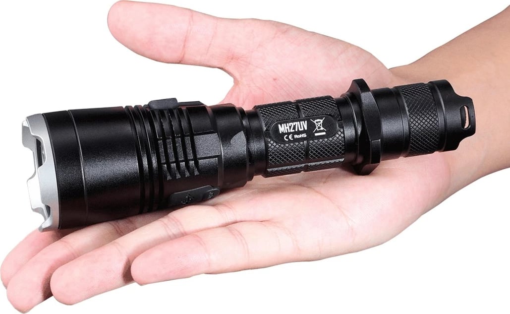 Dritë dore Nitecore MH27UV, LED, e zezë