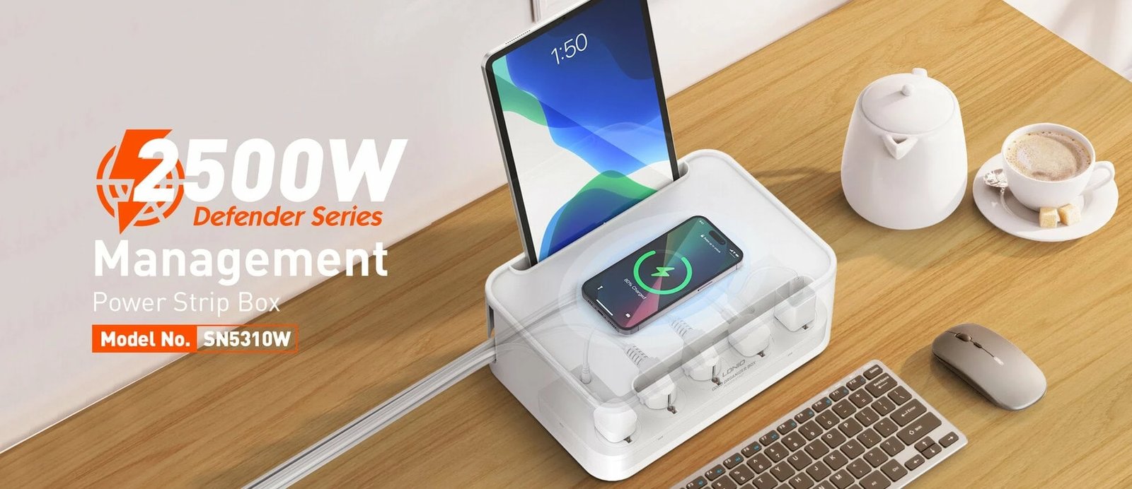 Prizë E Rrymës LDNIO SCW5354 Prizë E Rrymës LDNIO SCW5354