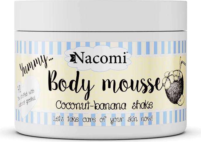 Mousse për trup Nacomi Coconut-Banana Shake për femra 180ml