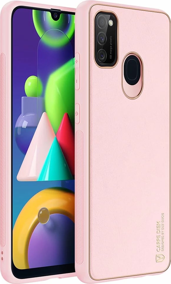 Mbështjellës Dux Ducis Yolo për Samsung Galaxy M30s, rozë