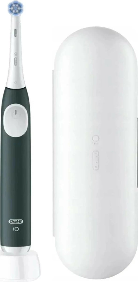 Furçë dhëmbësh elektrike Oral-B iO 2, 3 mënyra pastrimi, me etui, jeshile