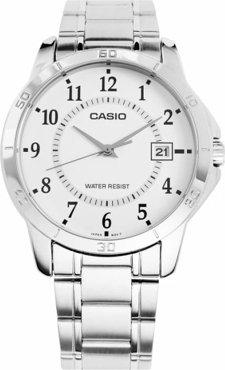 Orë dore për meshkuj Casio, argjendtë