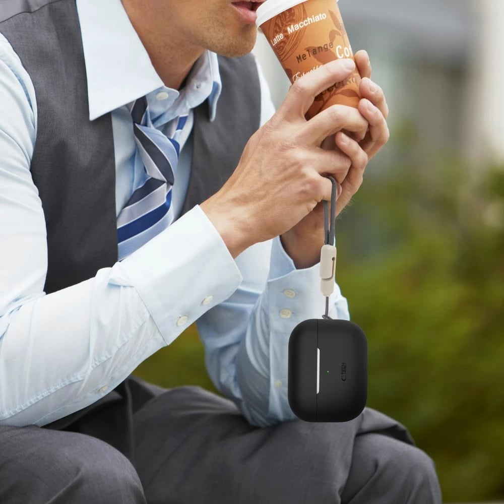 Mbështjellës Tech-Protect për AirPods Pro/Pro 2, silikon, Violet