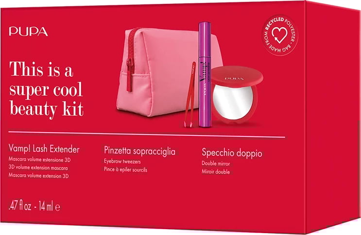 Pupa Kit Vamp! Lash Extender & Mirror and Tweezers