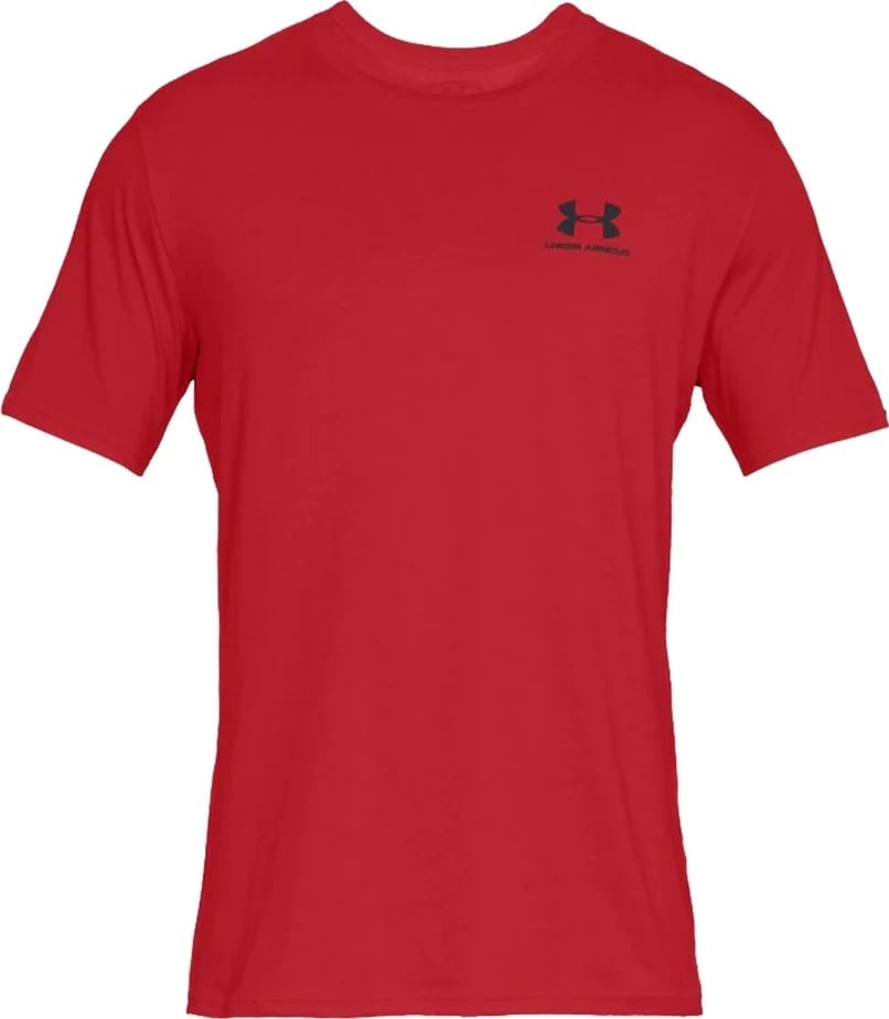 T-shirt Under Armour Sportstyle Left Chest SS, e kuqe, S