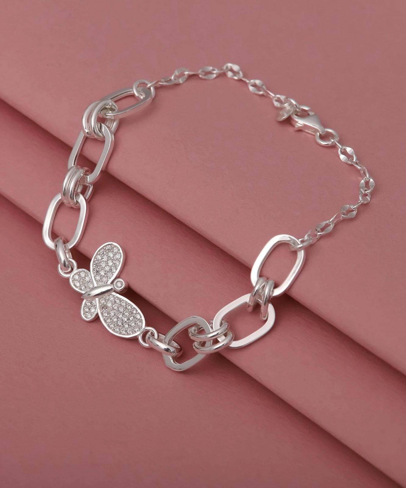 Byzylyk argjendi Jumeon, ARPBL2001, me flutur, 19.5cm