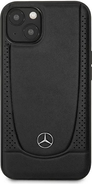 Mbështjellës Mercedes MEHCP14MARMBK për iPhone 14 Plus 6.7", lëkurë, i zi