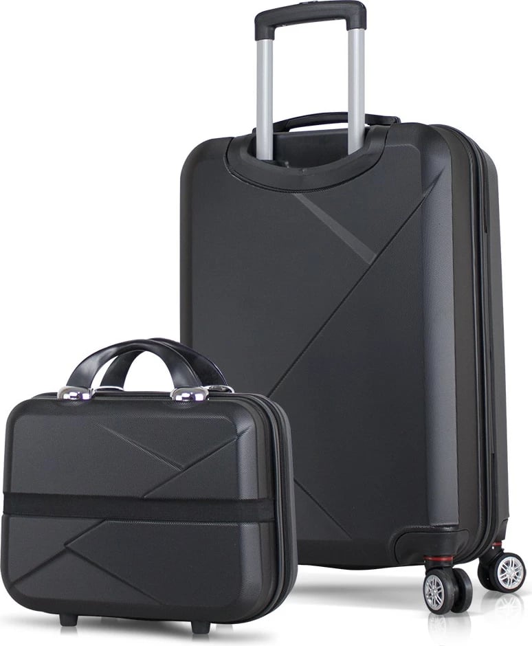 Set valixhesh (2 copë), ngjyrë e zezë, Zoozie Bags, 1406