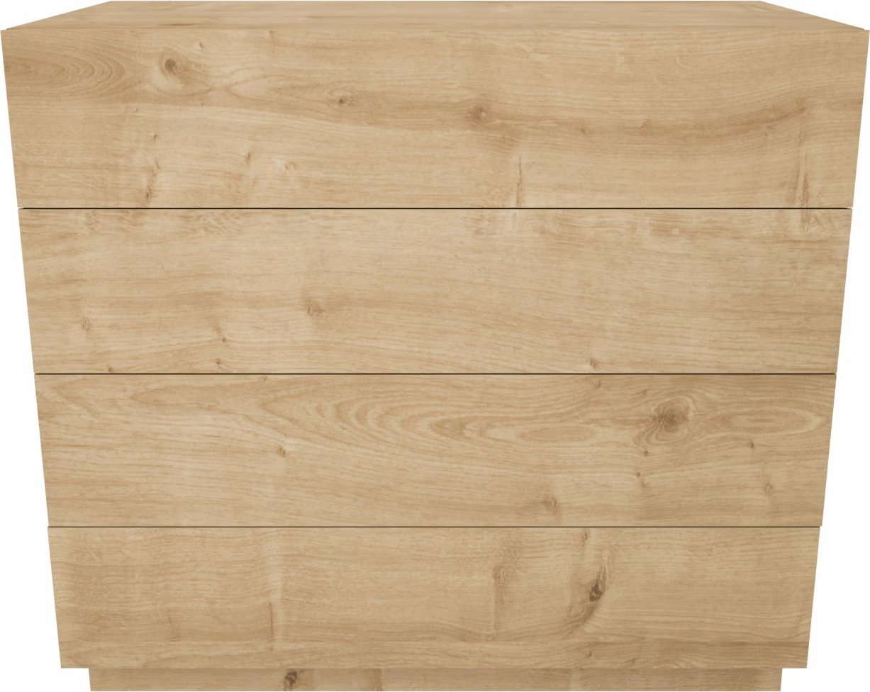 Komodë Hanah Home, Lines, ngjyrë lisi