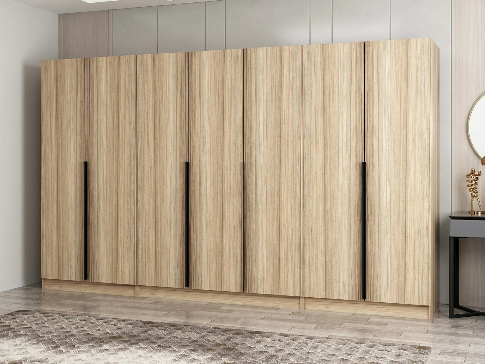 Dollap Skye Decor, ngjyrë lisi, Kale Plus - 7798