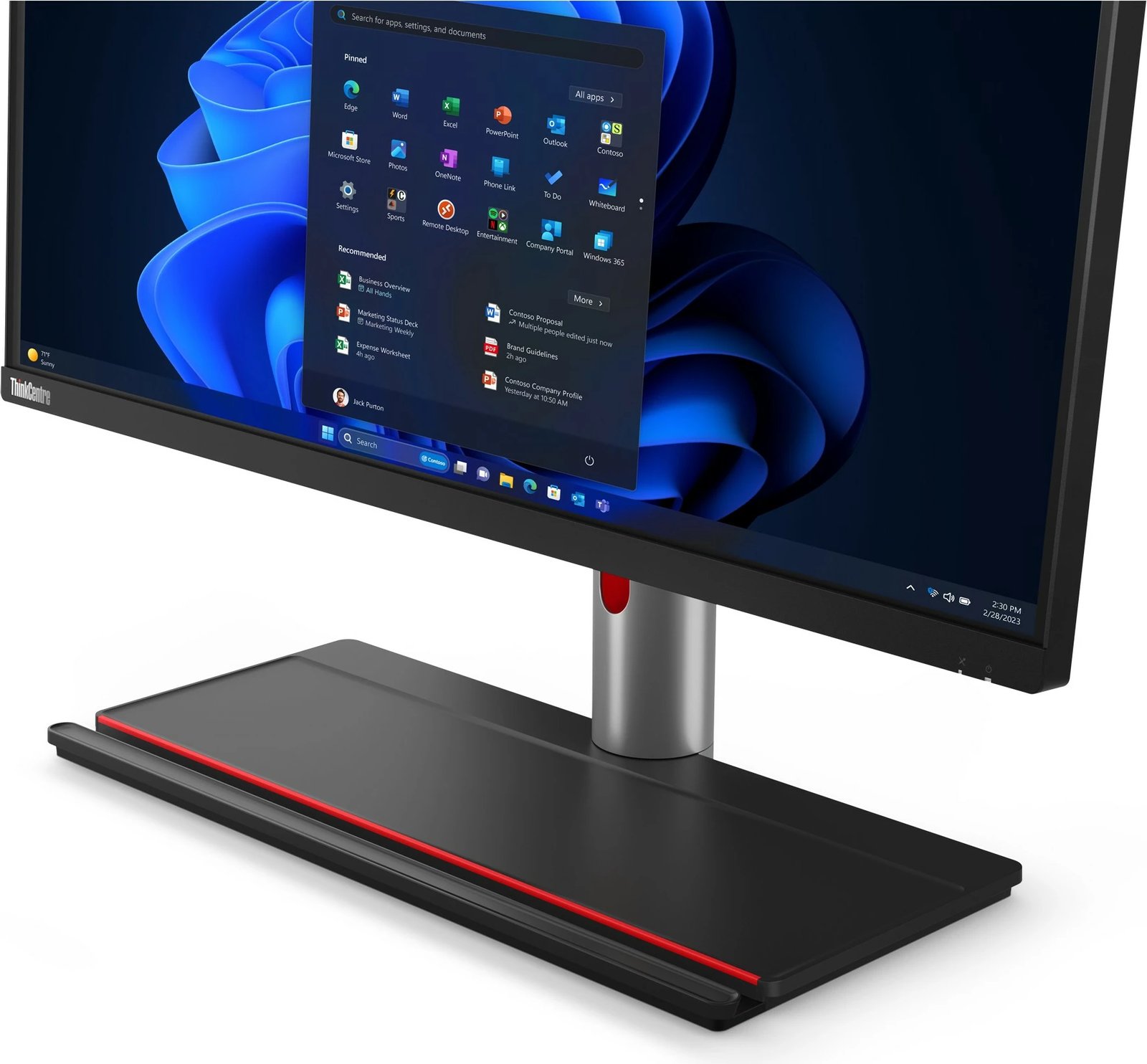 Kompiuter Lenovo ThinkCentre M90a Pro Gen 4, Intel Core i5, 16 GB RAM, 512 GB SSD, 27 inch, Quad HD, e zezë