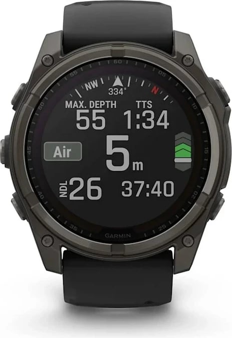 Smartwatch Garmin fenix 8, 51 mm, 32 GB, Titanium, i zi