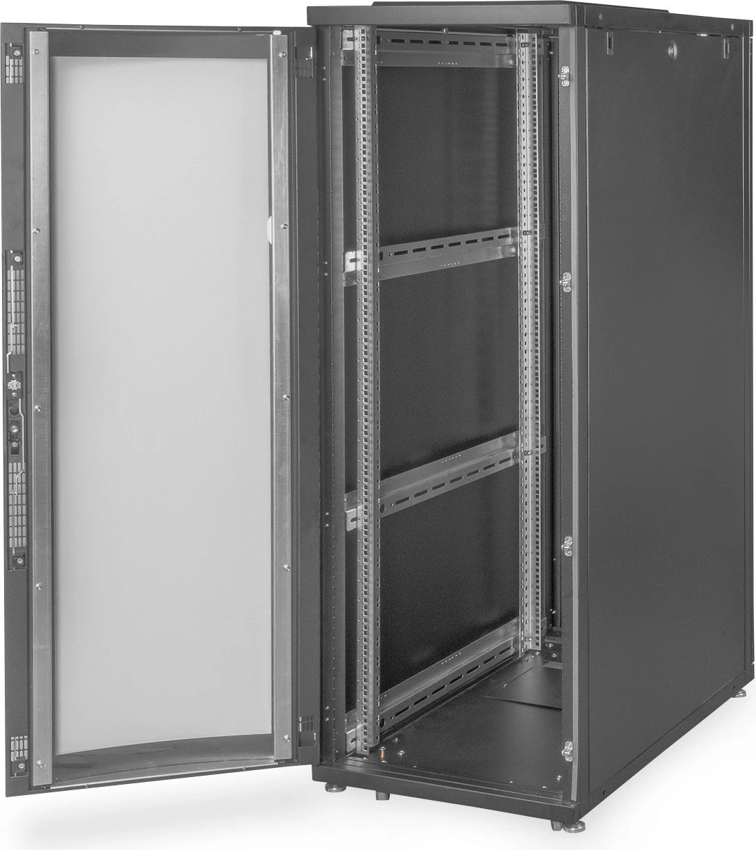 Kasë serveri Digitus 36HE 600x1000mm, xham Plexiglas, e zezë