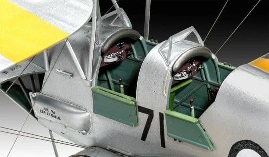 Model avioni COBI D.H. 82A Tiger Moth, 1:32, shumëngjyrësh