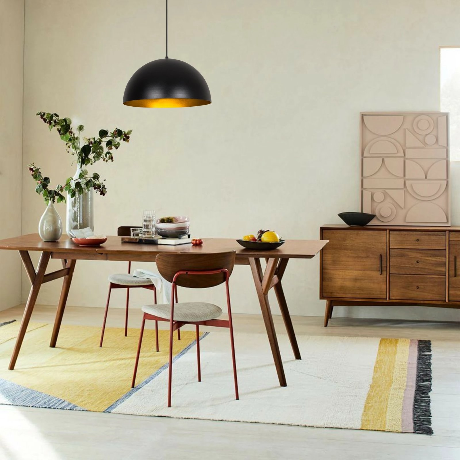 Llambë tavani Opviq, Sivani - MR - 722, e zezë dhe e artë