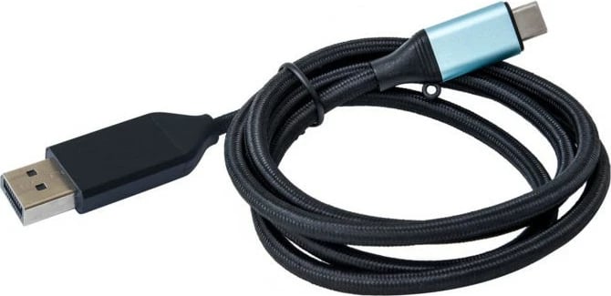 Kabllo adapter I-Tec USB-C në DisplayPort 1.5m, 4K, e zezë