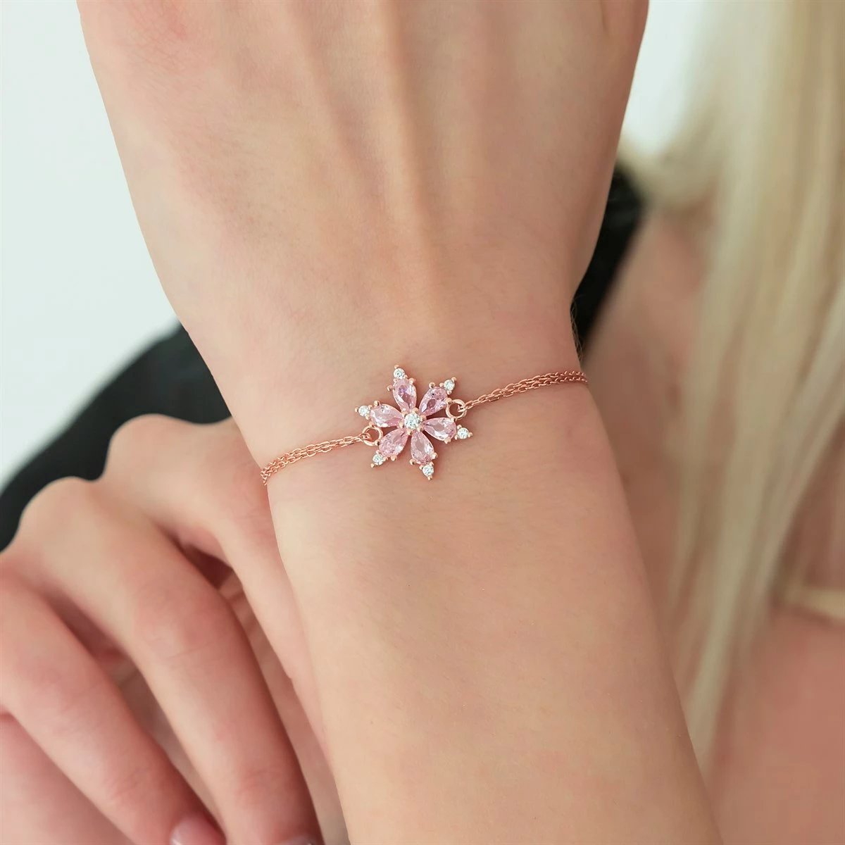 Byzylyk argjendi, ngjyrë rozë e bardhë, Jumeon, NRZ99109