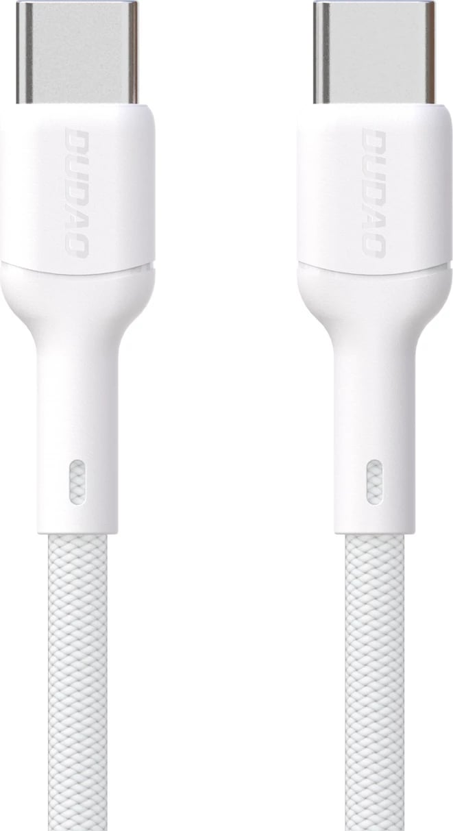 Kabllo USB-C në USB-C Dudao L9C, 1m, 65W, Bardhë