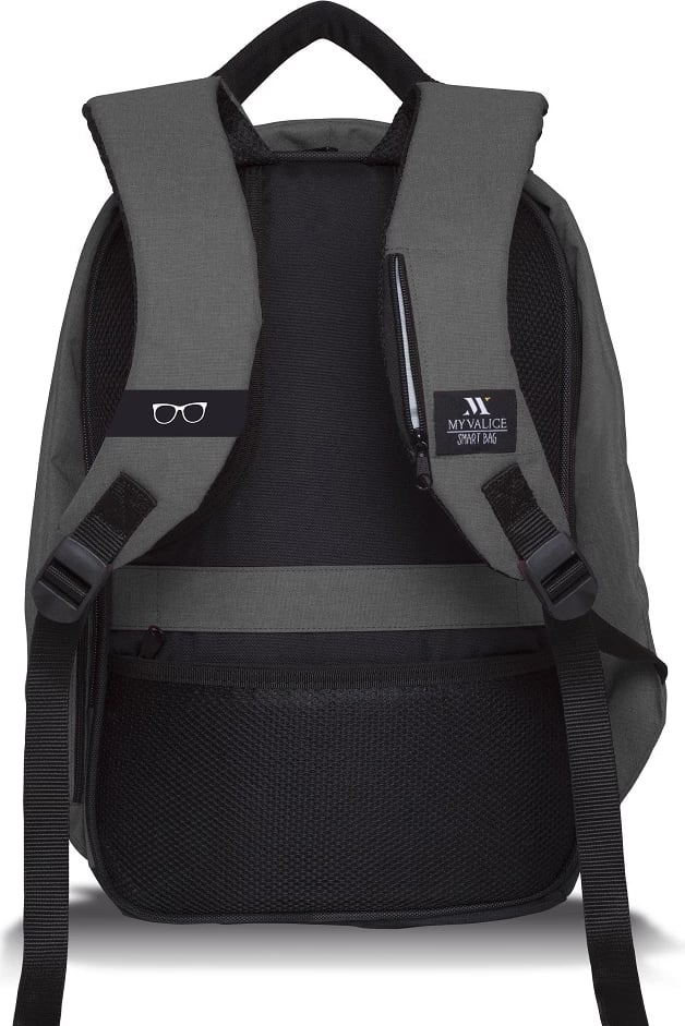 Çantë shpine për laptop, ngjyrë gri, Zoozie Bags, 2754