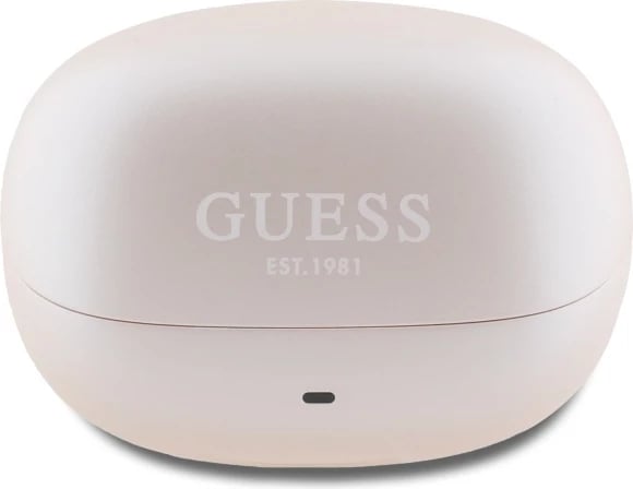 Kufje Guess GUTWST88MCTGP TWS me stacion karikimi, rozë