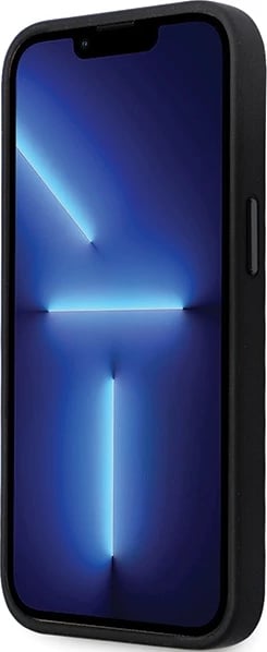 Mbështjellës Karl Lagerfeld KLHCP13LSMHCNPK për iPhone 13 Pro / 13, Silikon, Choupette, i zi