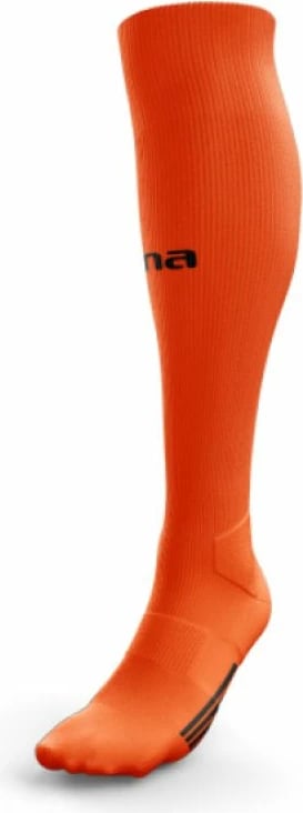 Çorape për futboll Zina, për meshkuj dhe fëmijë, portokalli me zi