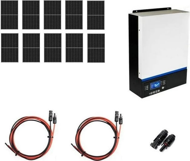 Set i pajisjeve solare Azo Digital, ESB-10kW-48, MPPT, 10xPV 