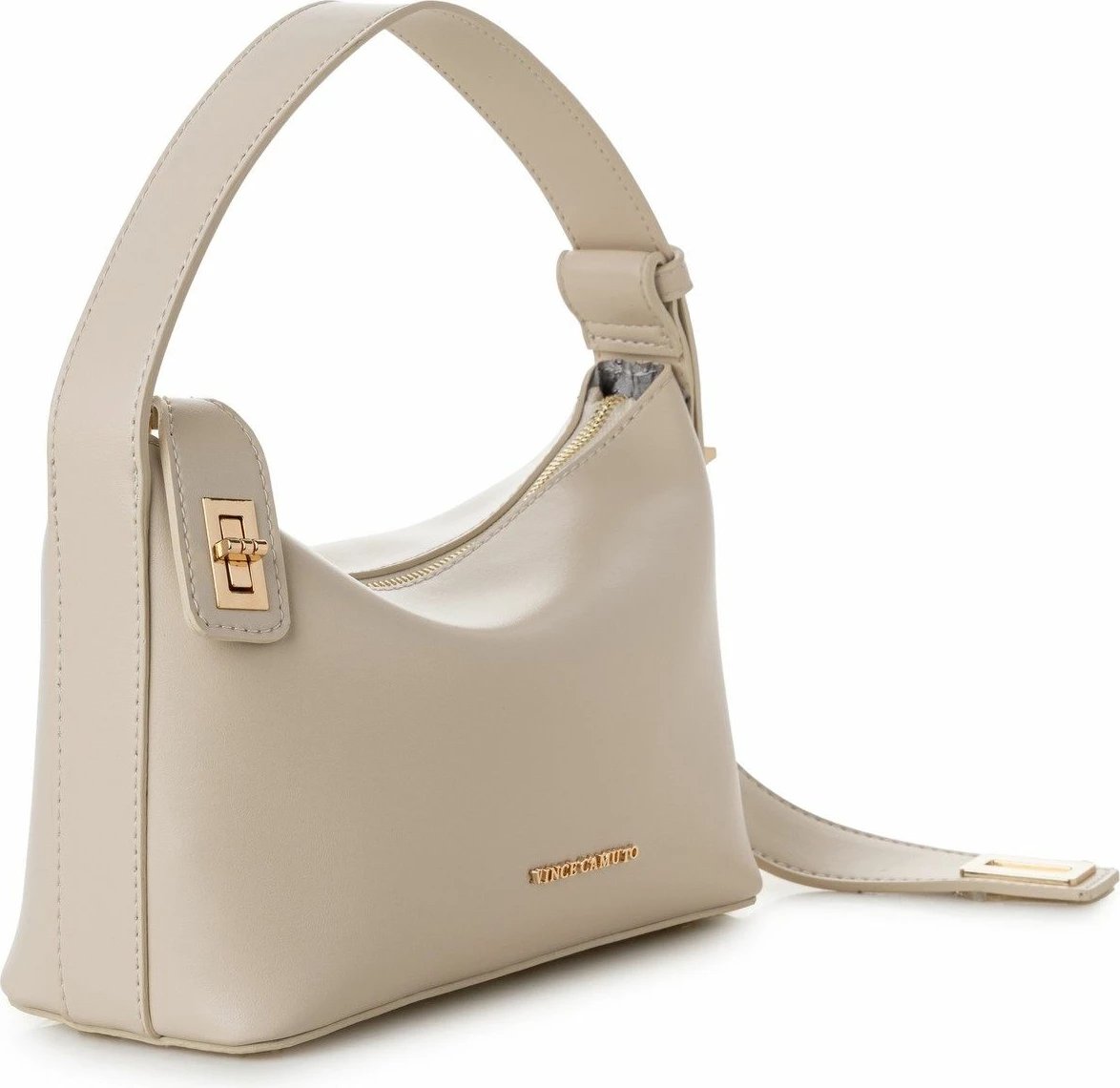 Çantë krahu Vince Camuto, Novara, ngjyrë krem Çantë krahu Vince Camuto, Novara, ngjyrë krem
