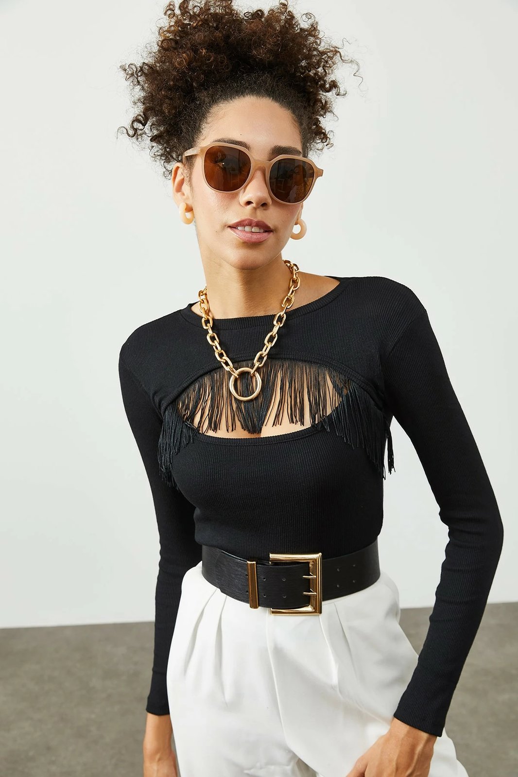 Bluzë për gra Jumeon, X2349, e zezë