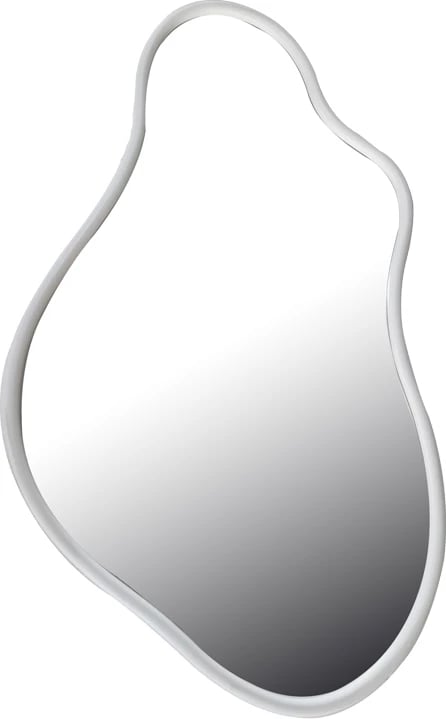 Pasqyrë dekorative Decorde, dru i bardhë, 90x3.5x150cm