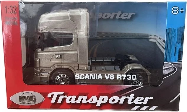 Kamion model WELLY 1/32 SCANIA V8 R730, Gri