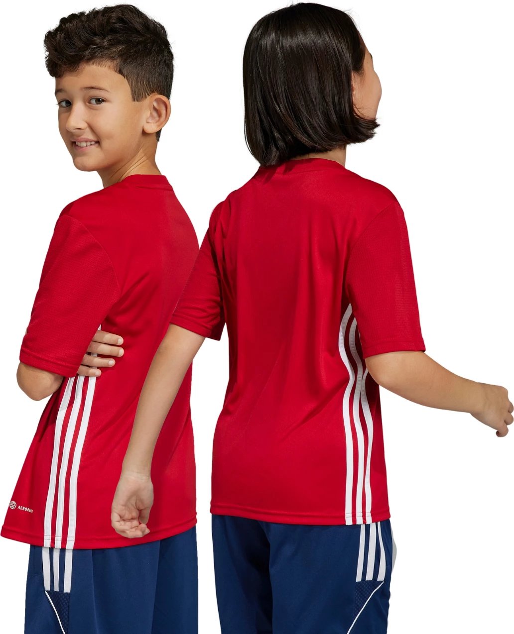 Maicë futbolli për fëmijë adidas, e kuqe