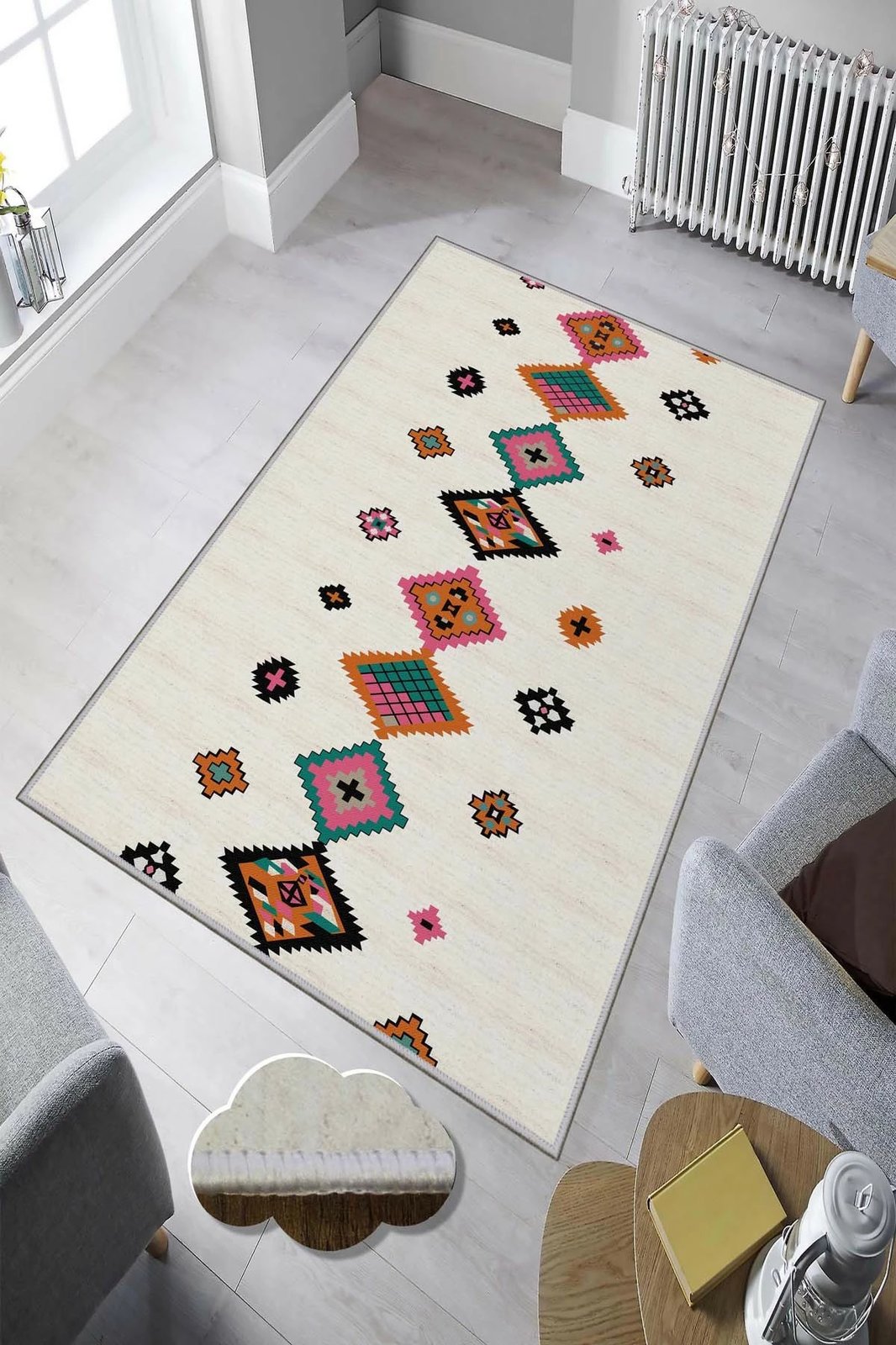 Qilim Conceptum Hypnose, shumëngjyrësh, 60x100cm, Hmnt827