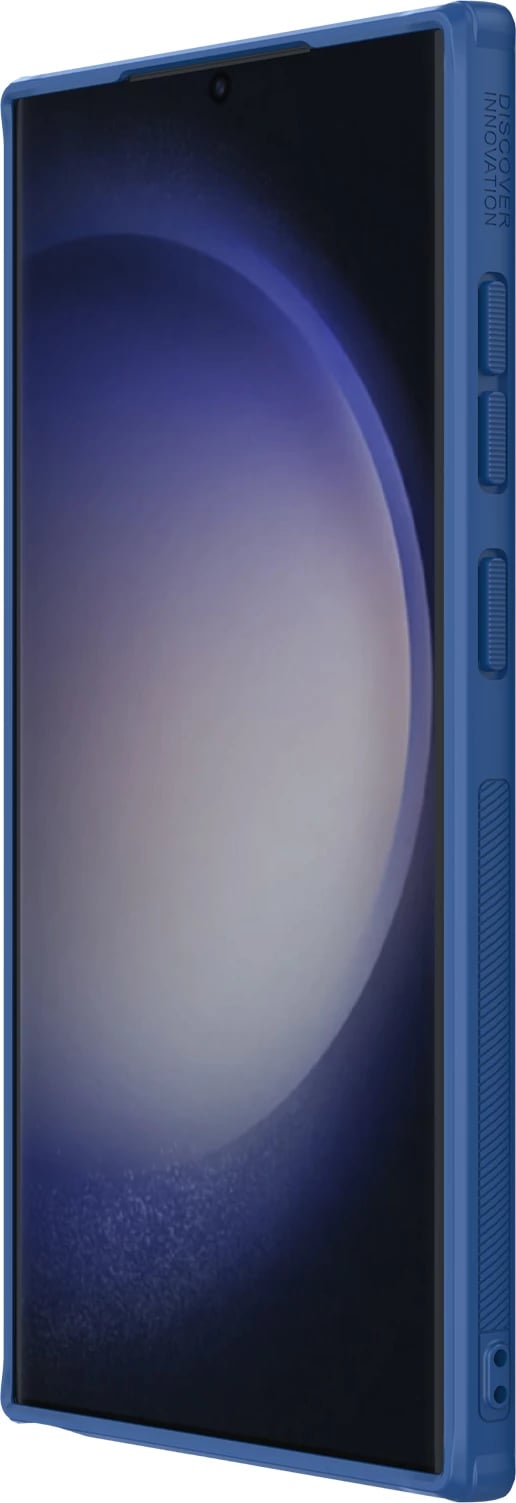 Mbështjellës Nillkin Super Frosted Shield Pro për Samsung Galaxy S24 Ultra, Blu Mbështjellës Nillkin Super Frosted Shield Pro për Samsung Galaxy S24 Ultra, Blu
