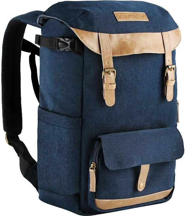 Thes shpine K&F Concept Beta Zip KF13.066V10, 17L, për fotografi, blu navy