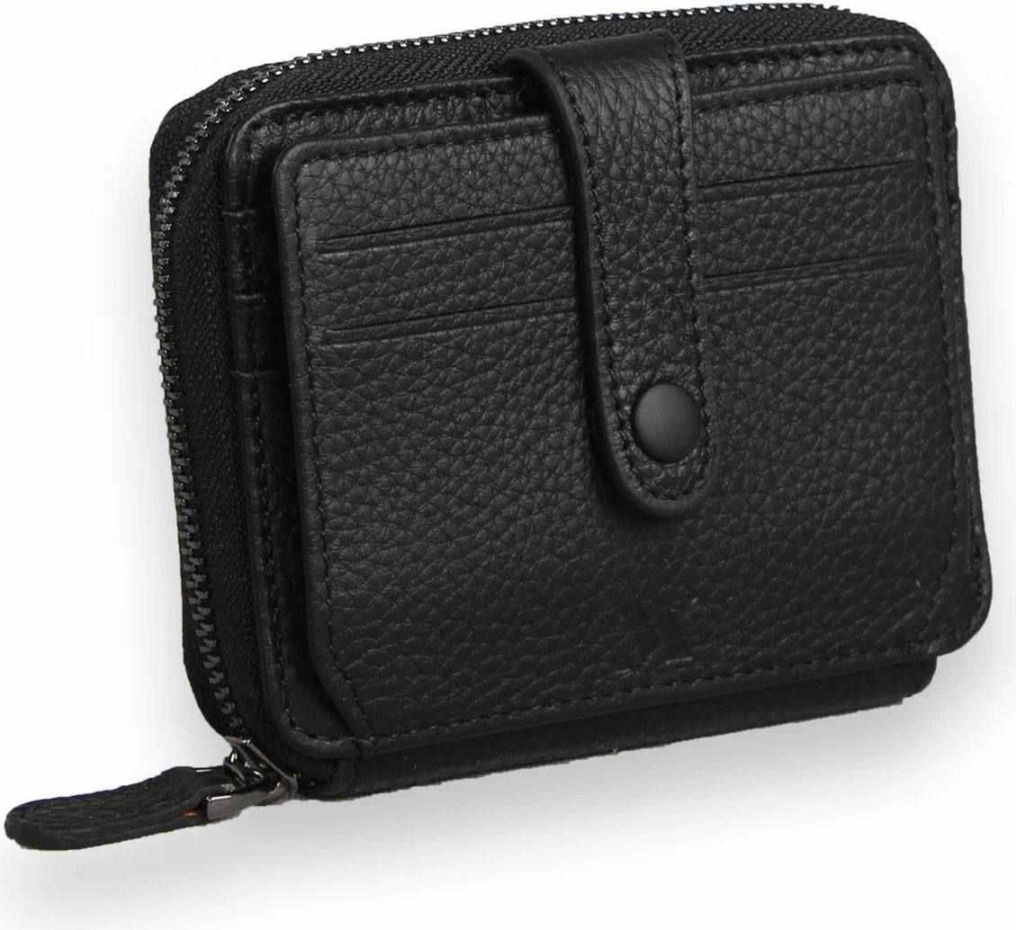 Portofol lëkure i zi, Zoozie Bags, 4229